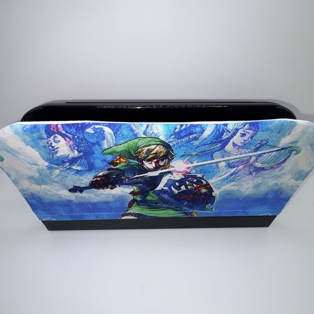 Nintendo Switch 2 Dock Cover Screen Protector Decor Sleeve Zelda Link Sword
