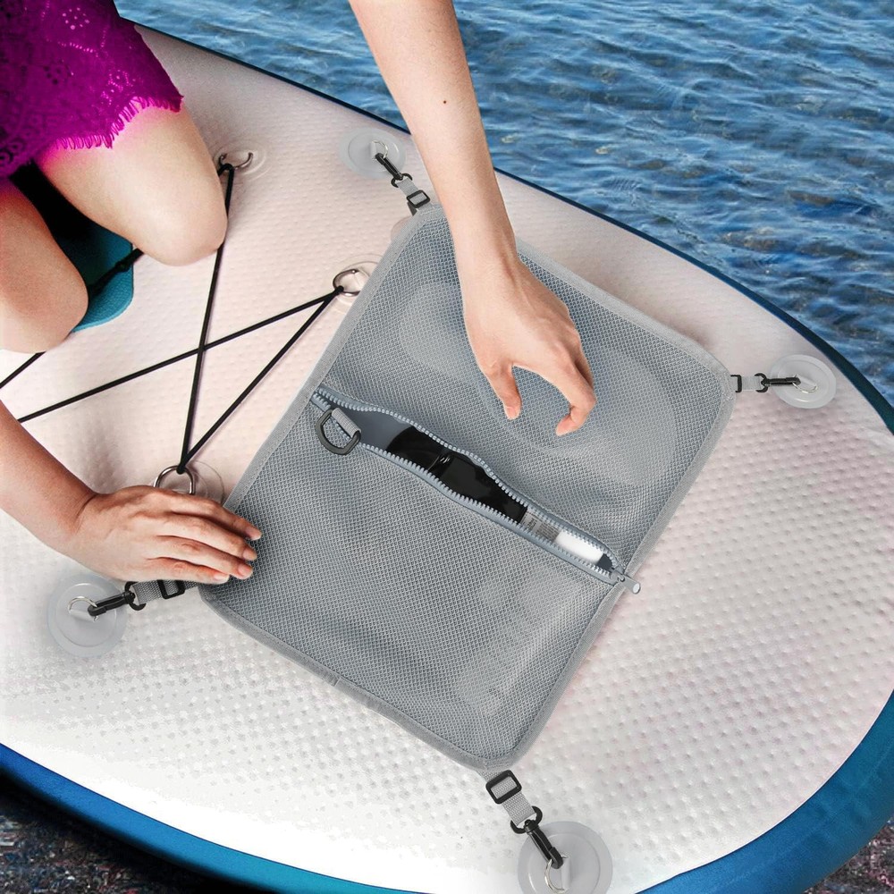 Paddle Board Deck Bag, Sup Accessories Mesh Storage Deck Bag