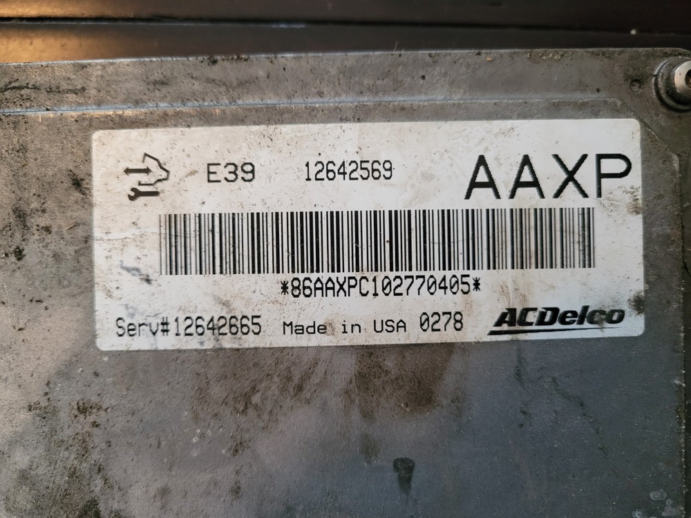 USED 2012 Chevrolet Captiva Engine Control Module/ECU (12642665)