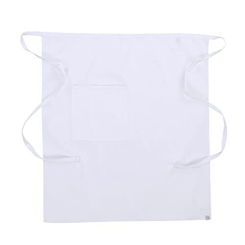 Unisex Bistro Chef Apron White