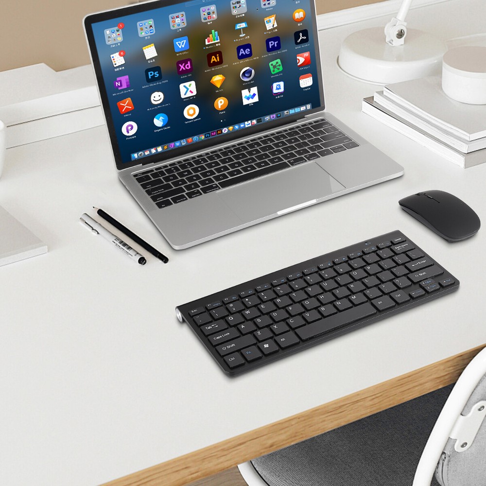 Ultra-Thin Wireless Keyboard And Mouse Set 2.4G For Mac Apple PC Computer Lot