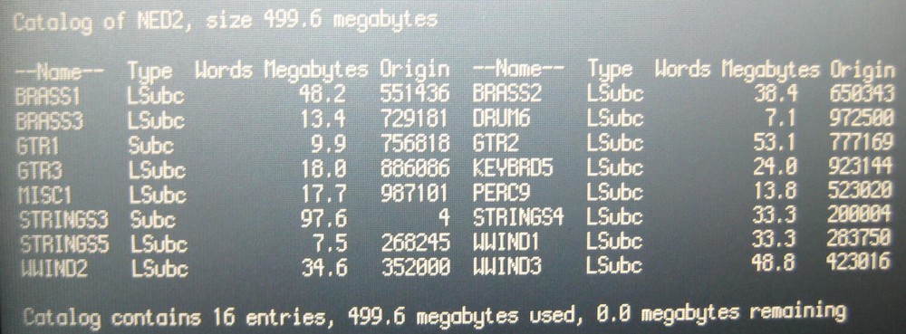 Synclavier Bootable PolySampling SCSI Hard Drive w/OS+Complete NED TimbreLibrary