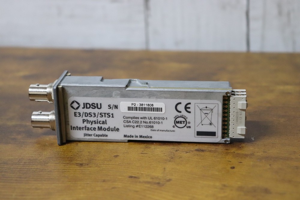 JSDU E3/DS3/STS1 Physical INTERFACE MODULE, Jitter Capable