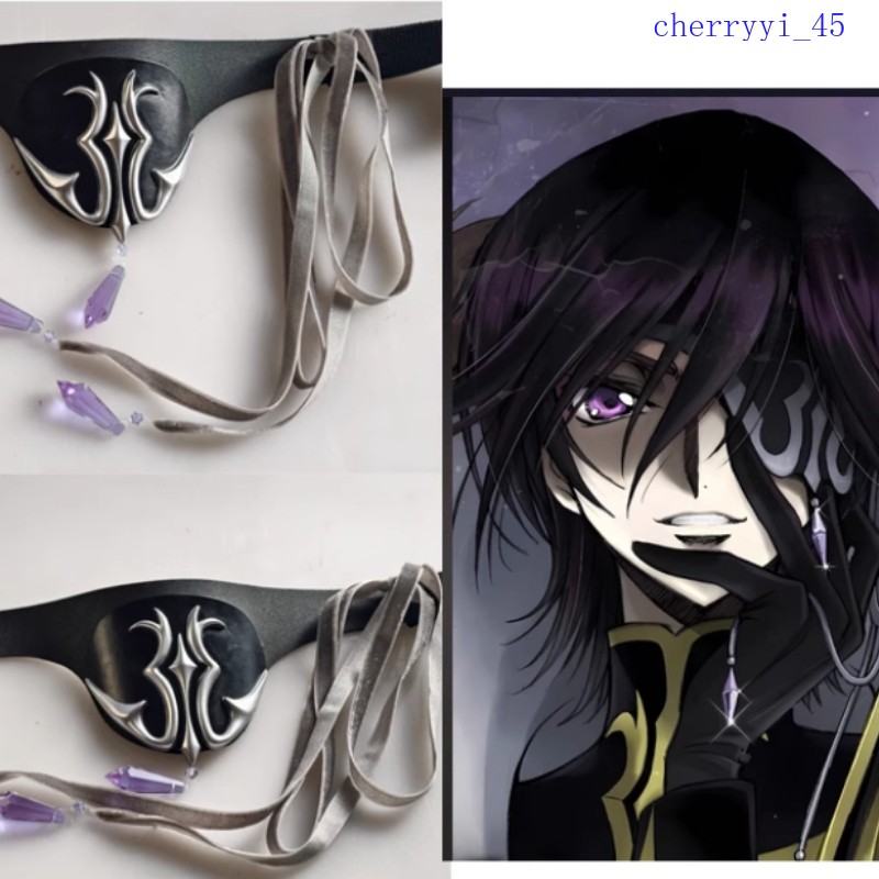 CODE GEASS Lelouch Zero Eye Patch Anime Cosplay Halloween Gothic Comic Con Prop