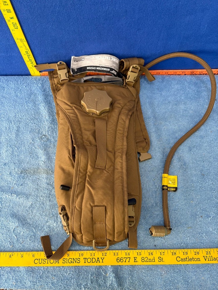 Source Vagabond WXP USMC Tactical Hydration System Pack Backpack 3L 100oz Coyote