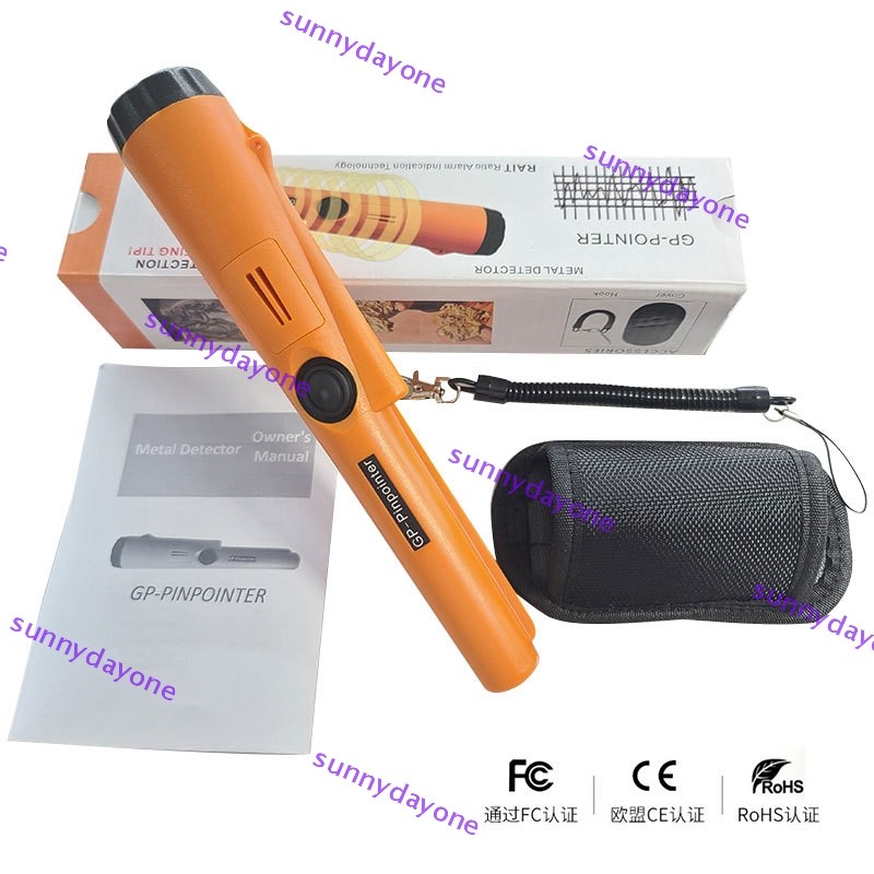 Handheld Waterproof Metal Detector Pinpointer Probe Sensitive Coin Relic Tester
