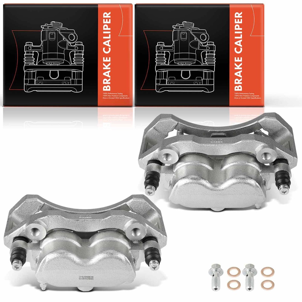 2x Front Left & Right Side Disc Brake Caliper w/Bracket for Dodge Durango 2003
