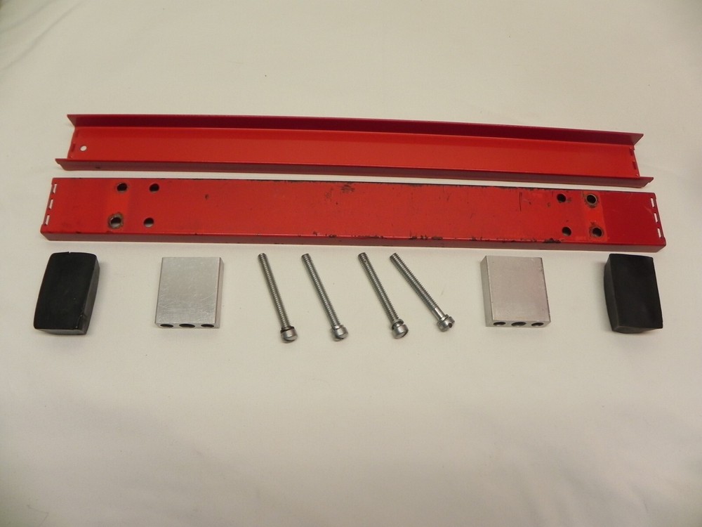 Snap-on Vintage KR-402A Tool Box Handle Roll Cab Handle Red Original End Caps