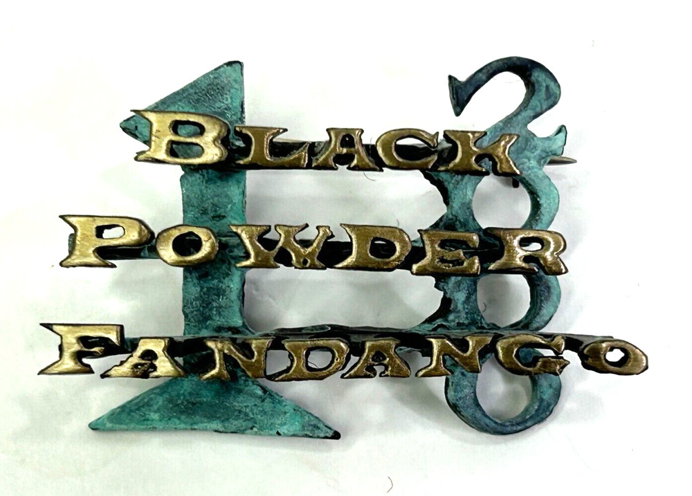 Black Powder Fandango Commemorative Pin