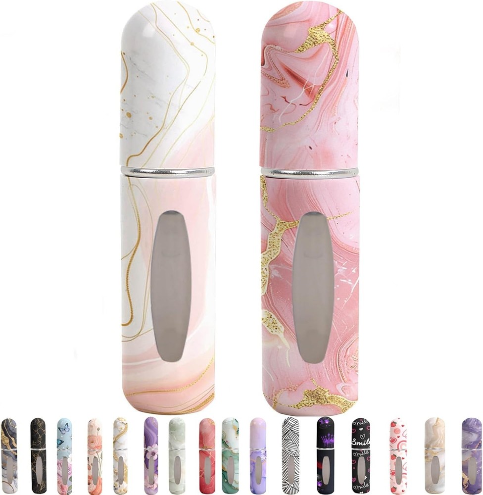 Portable 5ml Perfume Atomizers with Unique Patterns - Perfect Travel Gift
