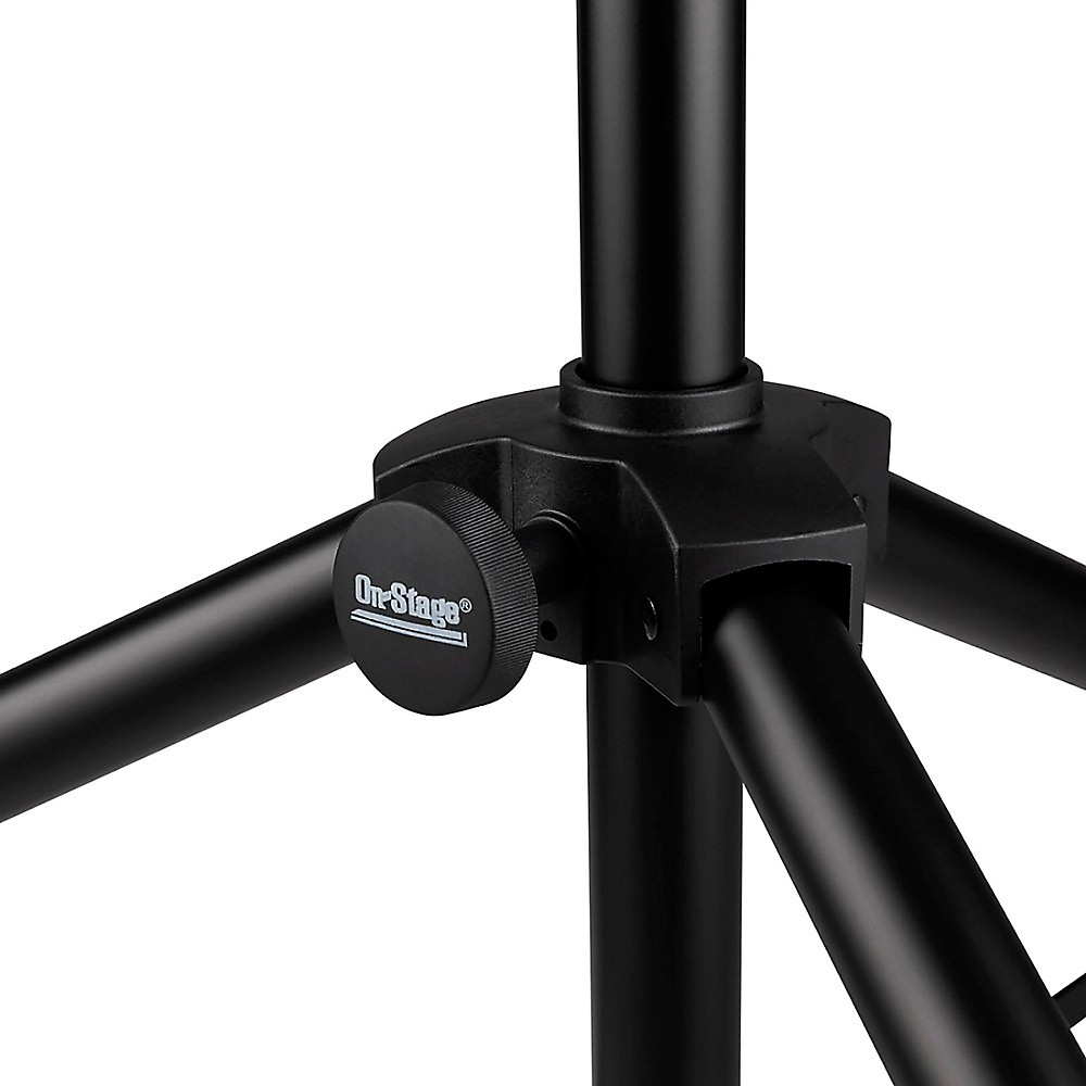 On-Stage Stands Steel Speaker Stand Black