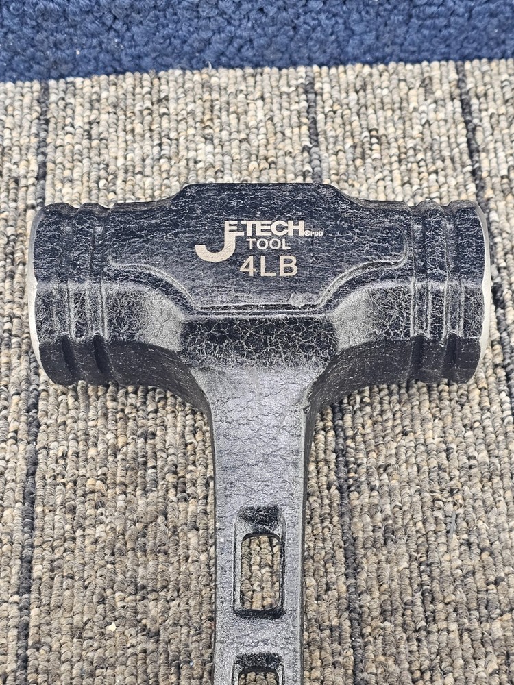 Jetech Tool 4lb Hammer Black/Gray Handle Unit Ergonomic Grip