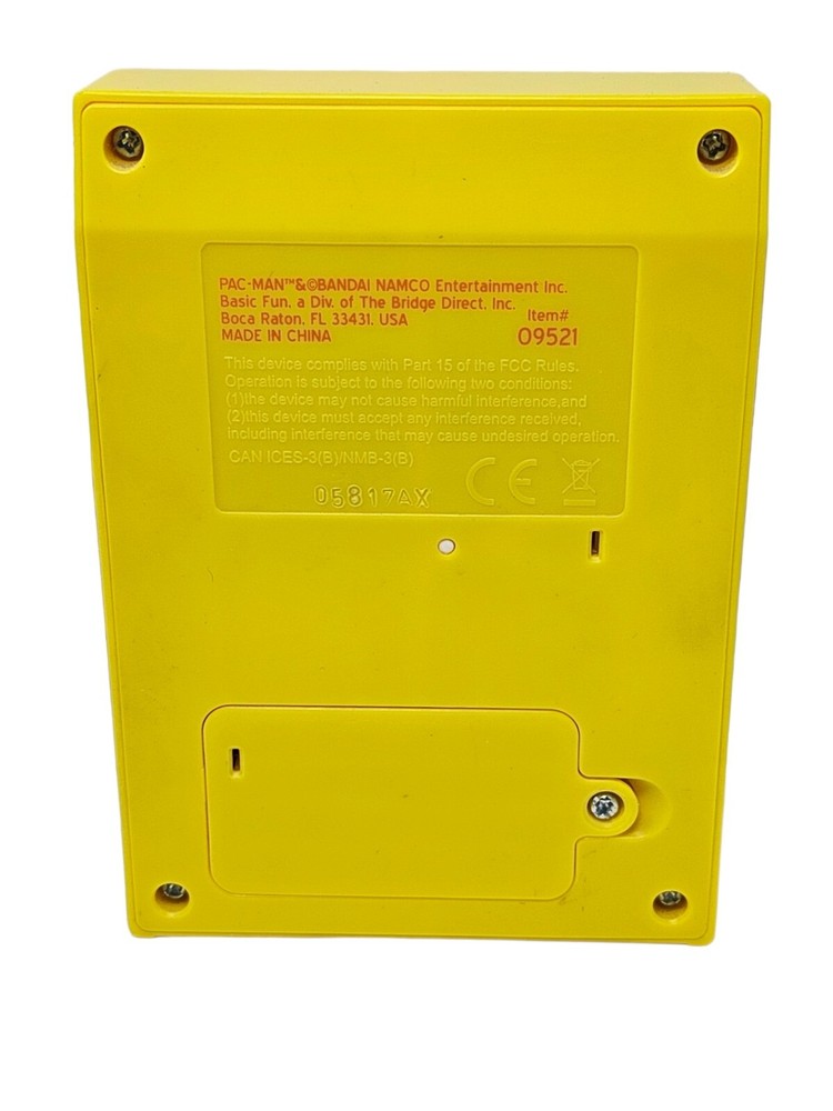 Pac-Man Mini Arcade Classic Retro Handheld Electronic Game by Basic Fun - Tested