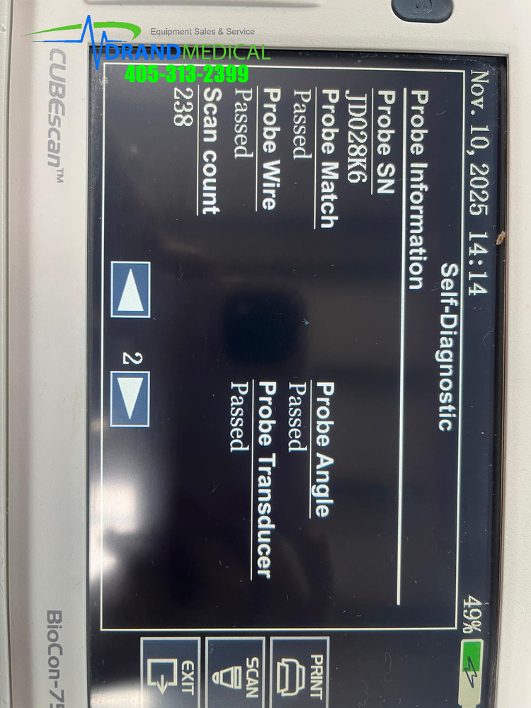CubeScan BioCon-750 Bladder Scanner With Transducer