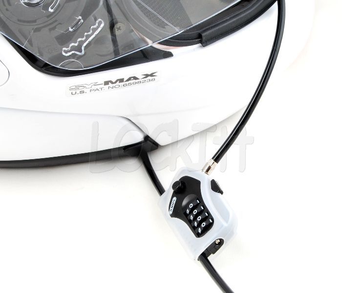 ABUS Combi-Loop Helmet, riding gear, luggage, tools combination adjustable lock