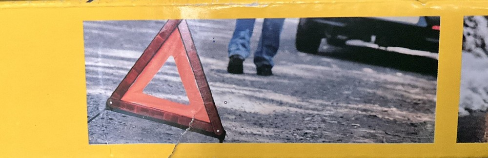 AA WARNING TRIANGLE FOR BREAKDOWNS, REFLECTIVE, MADE TO EU STANDARD ECER27