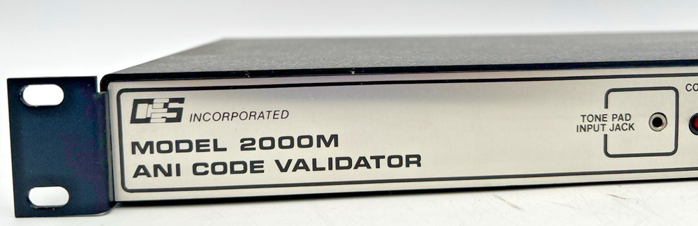 CES INC. ANI CODE VALIDATOR MODEL 2000M AUTOMATIC NUMBER IDENTIFICATION
