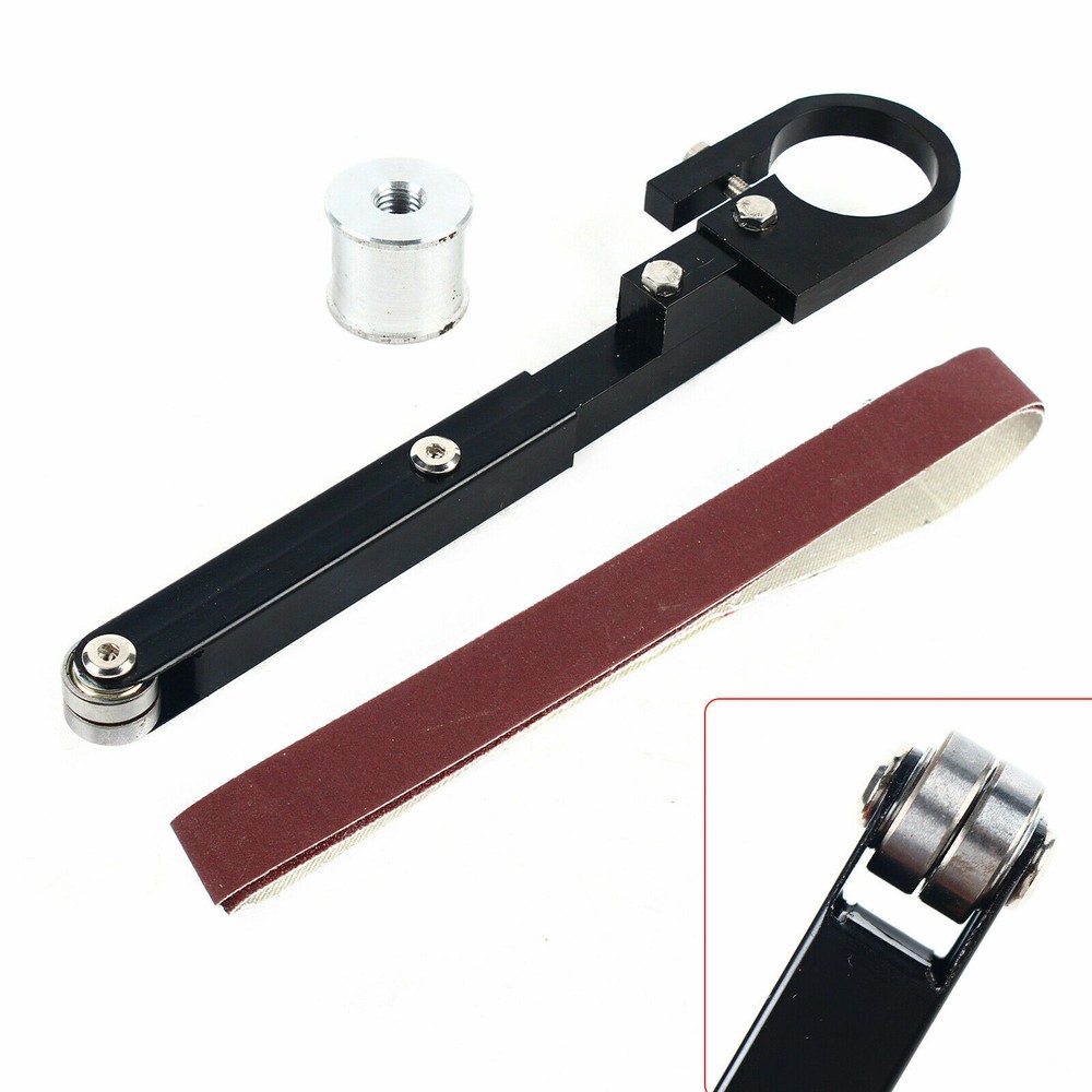 Belt Sander Attachment Kit Bracket Angle Grinder Sanding Polisher+Belt Stable