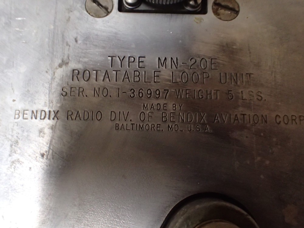 WW II - B-17 - Bendix MN-20E - Rotatable Loop Unit