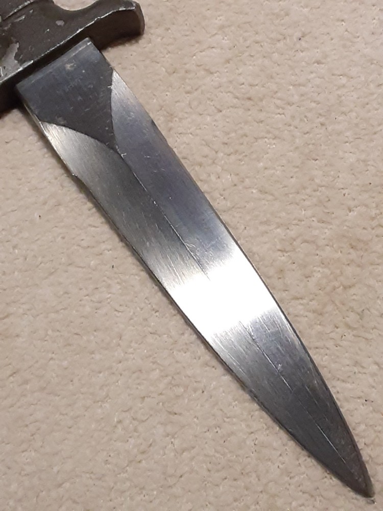 Parker Cut. Co. Boot Dagger Fixed Blade Knife W Leather Sheath