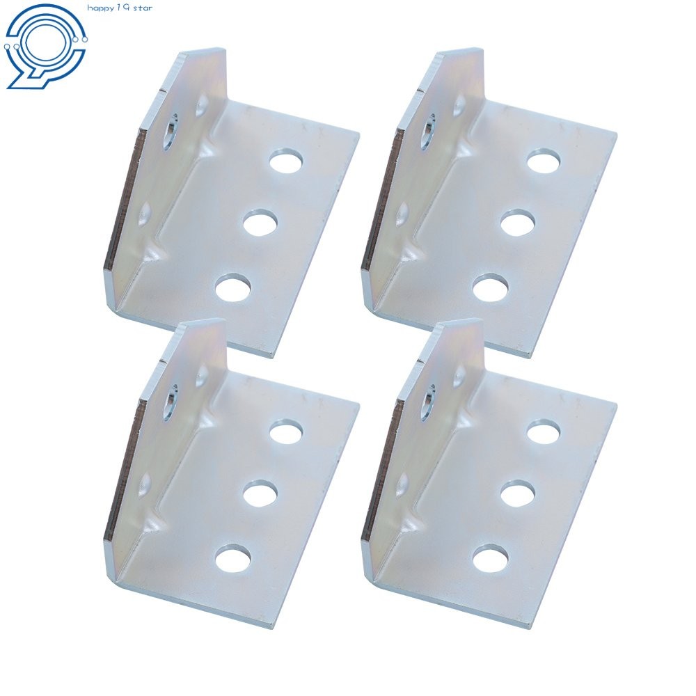 4 Pack 8" Galvanized Swivel Top Bunk Bracket Kit W/Hardware For Boat Trailer