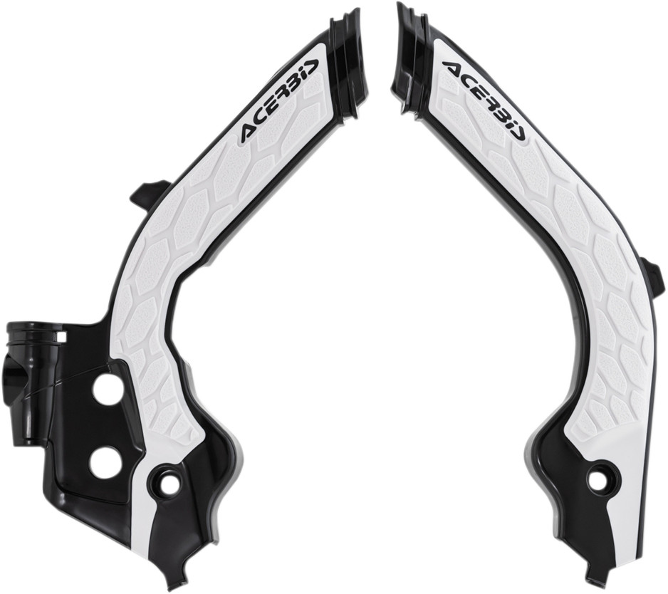 ACERBIS X-Grip Frame Guards - Black/White 2733451007