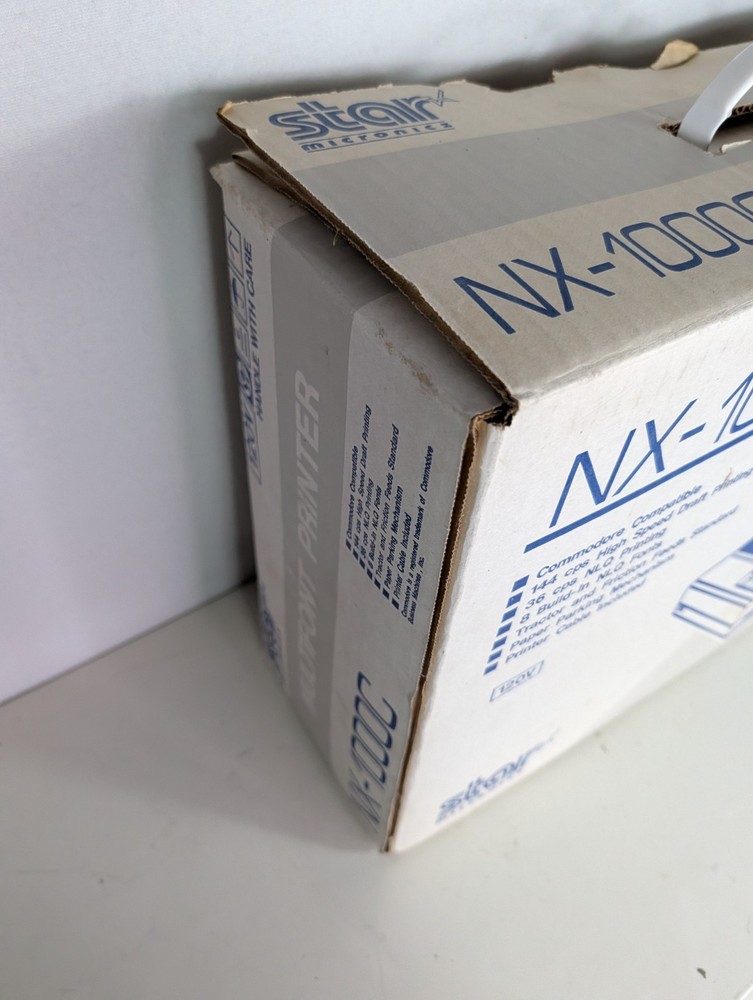 Star Micronics NX-1000C Dot Matrix Multi-Font Printer Commodore 64 Tested! Retro