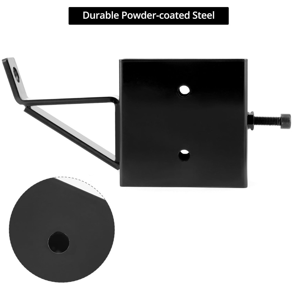 QWORK Target Hanger with Hardware, 2x4 inches Mount Bracket for Black