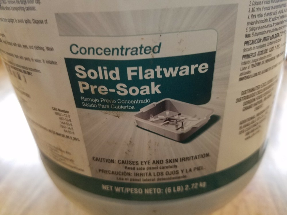 Array Concentrated Solid Flateware Pre-Soak Reorder Number 666947 - NEW
