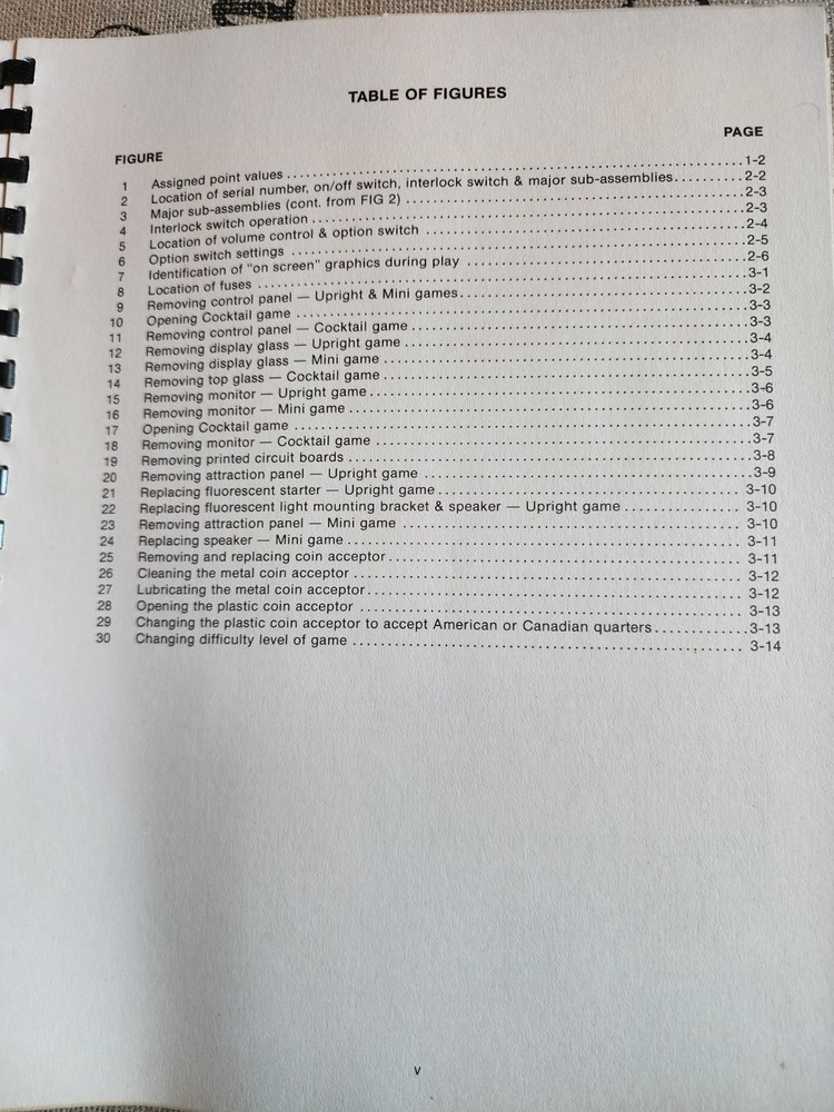 Ms. Pac Man Arcade Manual Midway Pacman