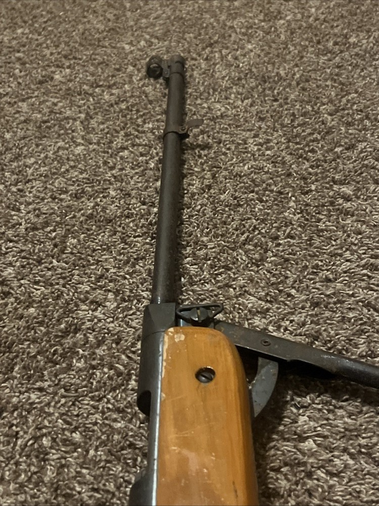 .177 Caliber Air Rifle Pull Back With A Little Rust Works Fine
