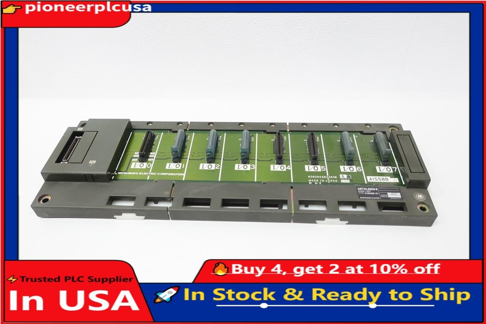 Mitsubishi A1S58B-S1 Base Unit Module 7 I/o