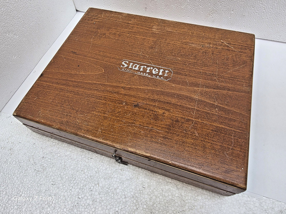 Starrett Student Tool Set 901, Combination Square, Calipers , Book & More