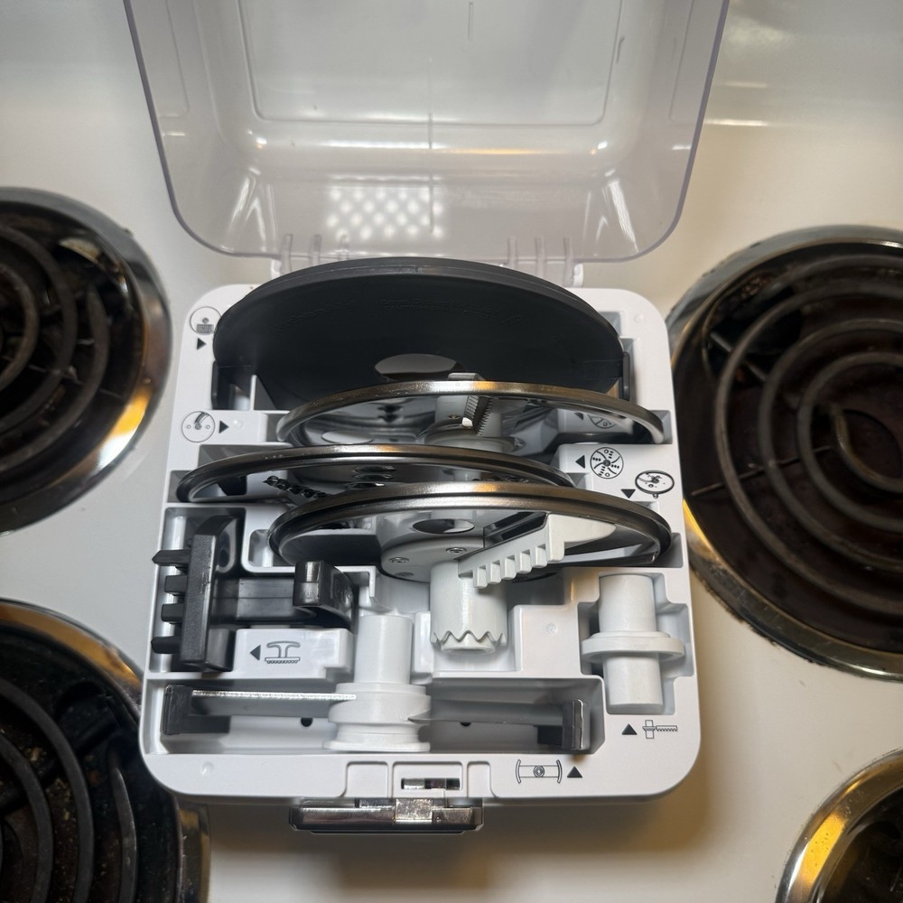 KitchenAid Mixer Set 526840 Food Processor Attachments 7pcs with Storage Case