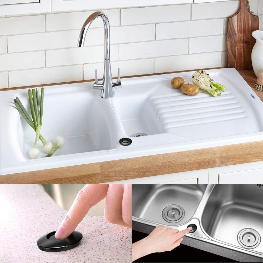 Garbage Disposal Air Switch Kit Single Outlet Sink Top Waste