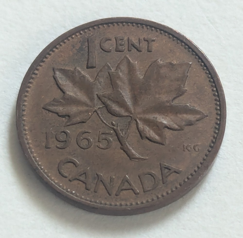 Canada, 1965, One Cent