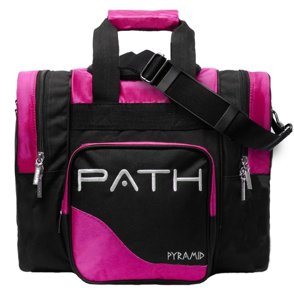 Path Deluxe Single Tote - Black/Hot Pink