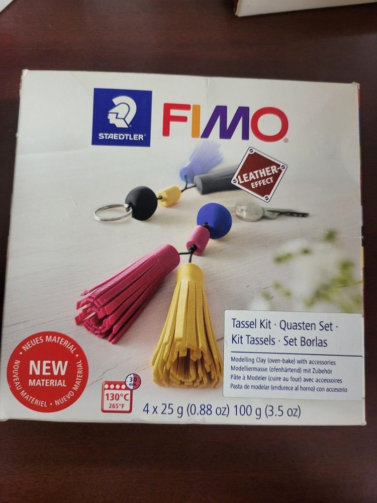 Tassel Kit Modeling Clay & Accessories Leather Effect DIY Arts & Crafts Staedtle