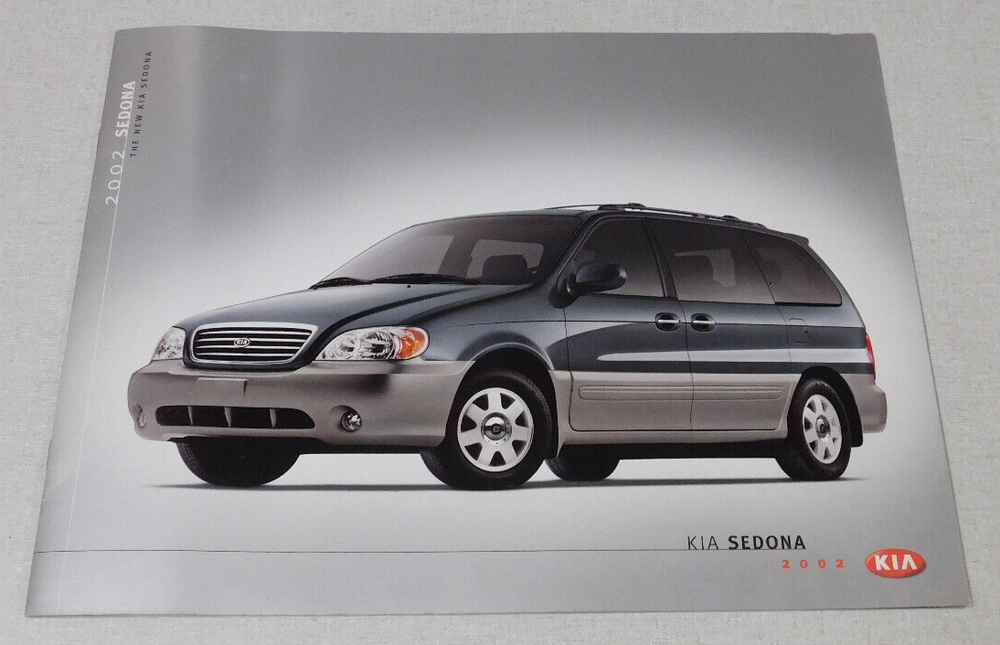 2002 Kia Sedona advertsing brochure