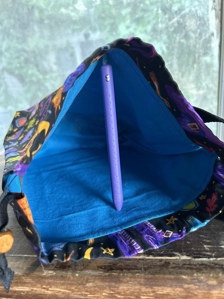 Halloween Project Bag, Small Project Bag, Gift Bag,