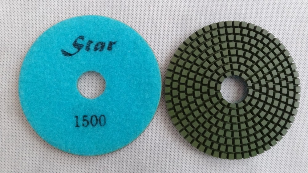 Star #1500 4" Polishing Wet Pad Quantity 1