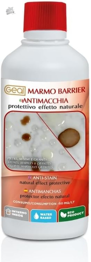 BARRIER MARBLE. Natural Effect Stainproof for Marble and Granite. 500ML