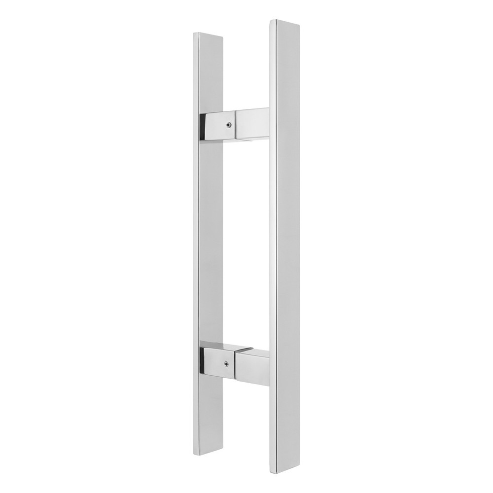 Modern Stainless Steel Double-Sided Pull Handle, H-Shaped Design
