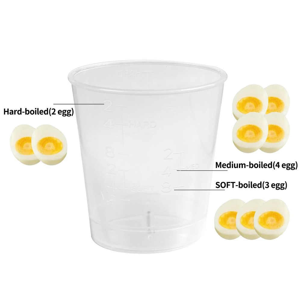 Electric Egg Cooker Rapid – 8 Egg Capacity for Hard Boiled Eggs, Soft boiled ...