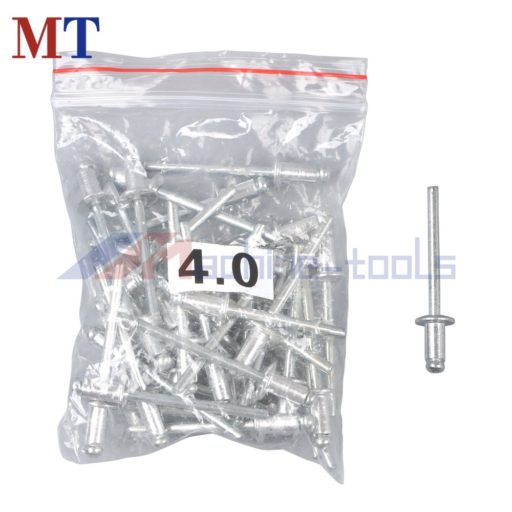 Pop Rivet Gun Kit 1/4" Multi-purpose 210Pcs Blind Rivets 13" Hand Riveter Tool