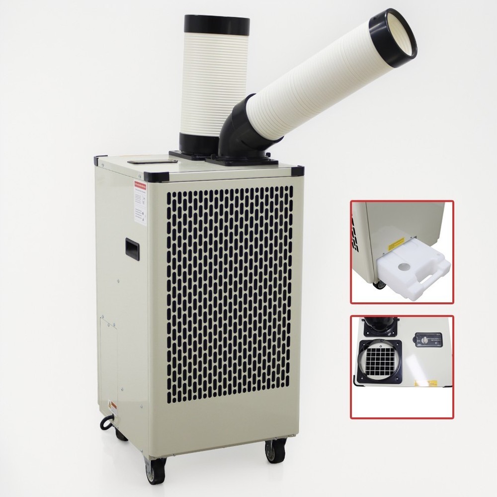 Industrial Air Conditioner 110V Portable Spot Cooler Single Tube 9180Btu/h 1KW