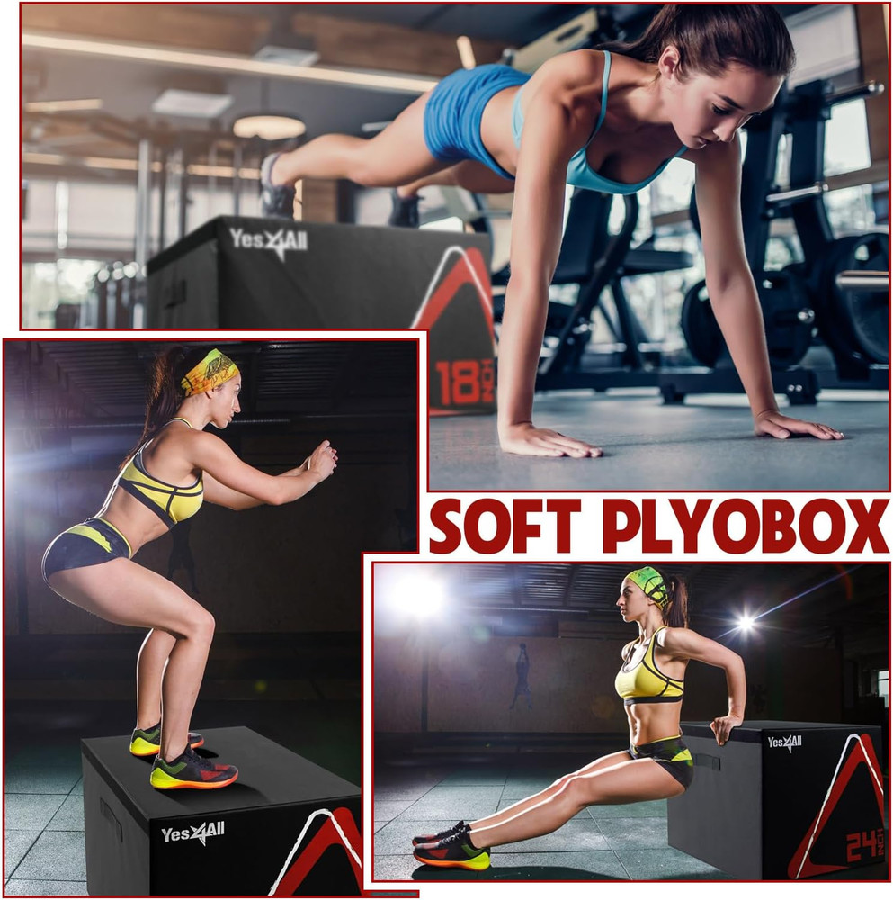 Versatile Adjustable Plyo Box for Jump Training & Plyometric Workouts