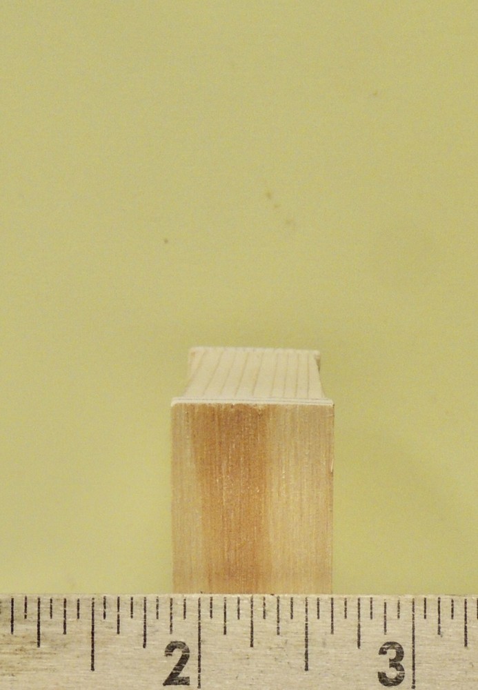 Two (2) wood shelving 1:35-1:43 Scale unfinished