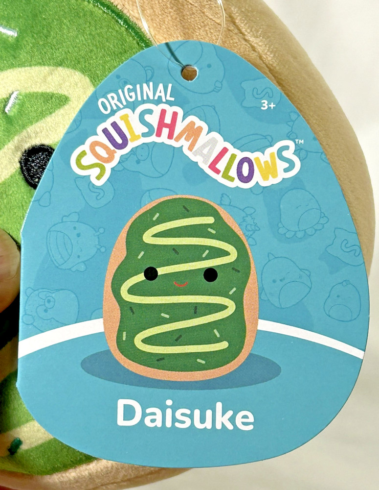 Original Squishmallows 5" Daisuke The Matcha Donut