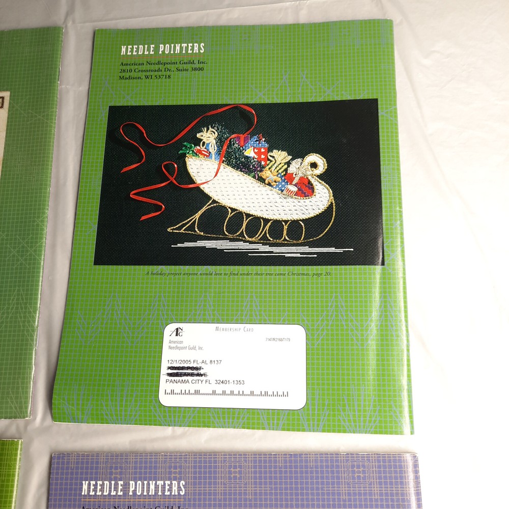 Needle Pointers Magazine Lot 2004 and 2005 6 various Issues